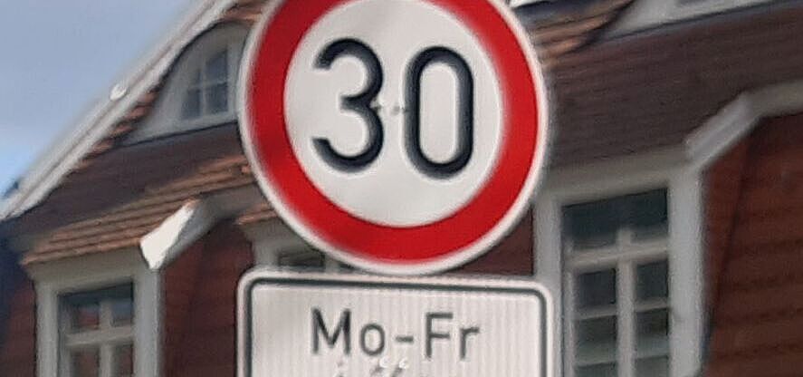 Straßenschild Tempo30 Straßenschild für Tempo30
