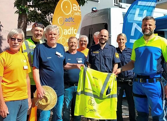 Team VPI und ADFC Donau-Ries Sicherheitstag